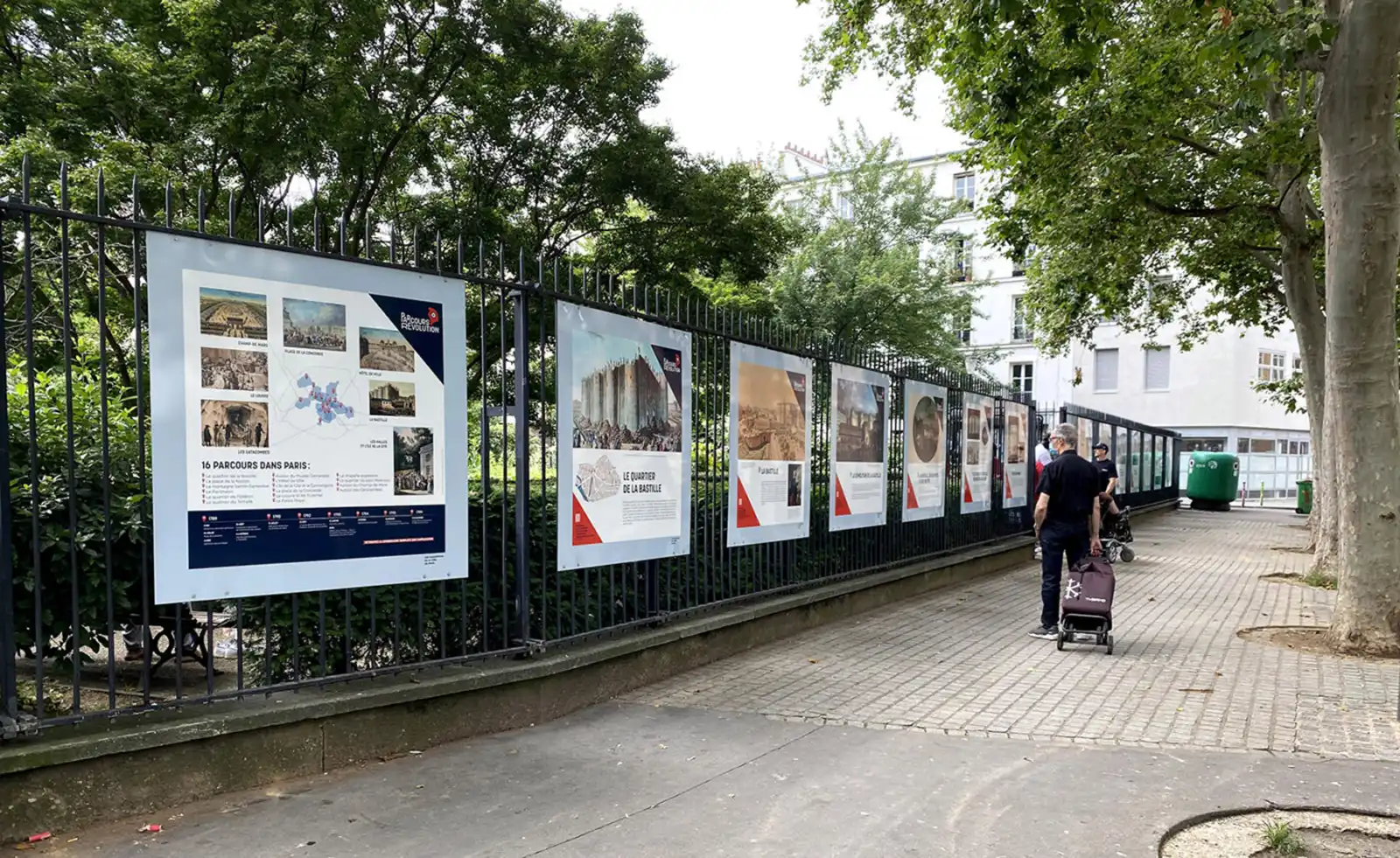 Parcours Révolution - identité du parcours historique pour la Mairie de Paris