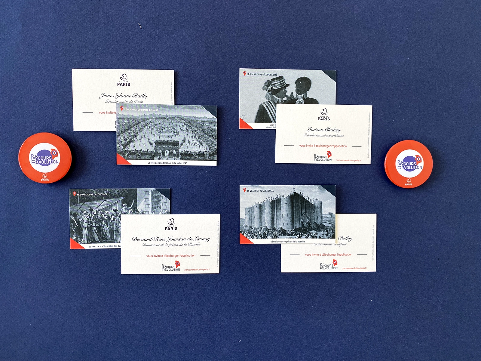 Parcours Révolution - identité du parcours historique pour la Mairie de Paris